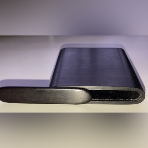 Vintage 1988 Hand Carved Hardwood Personal Business Card Case by BARRY GRISHMAN - Picture 2 of 9